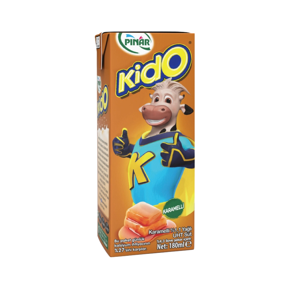 Pınar kıdo sut 180ml karamellı