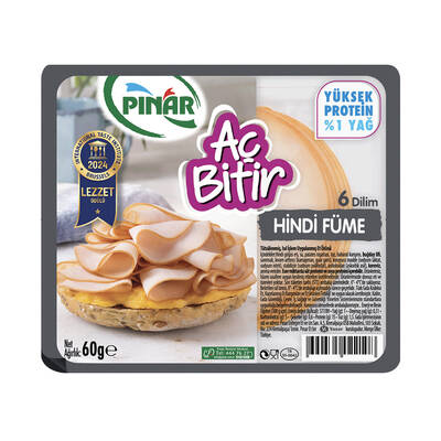 Pınar salam hındı fume ac bıtır 60 gr - 1