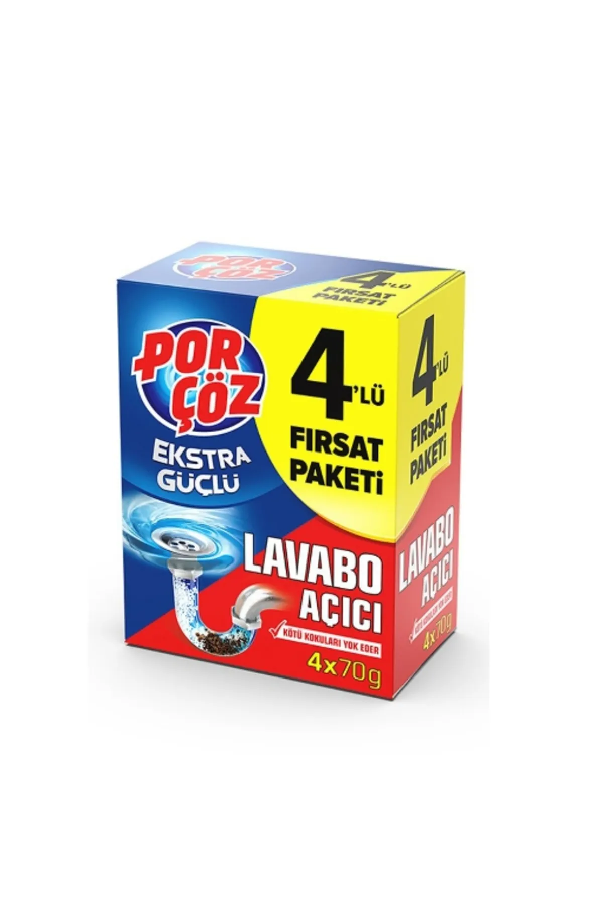 Porcoz lavabo acıcı 4*50