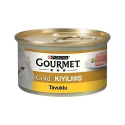 Gourmet kıyılmıs tavuklu  kedı mama 85gr