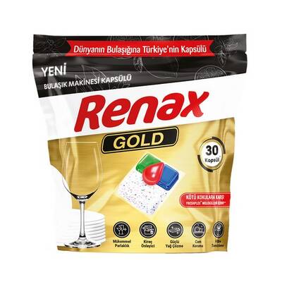 Renax bulaşık makinesi kapsül gold 30 - 1