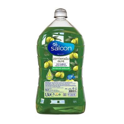 Saloon sıvı sabun 1,5 lt zeytinyağlı - 1