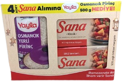 Sana margarın 4x250gr yayla pırınc hed.