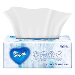 Selpak el yüz havlusu 100 lü