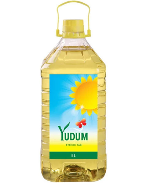 Yudum aycıcek yag 5 lt pet dar agız