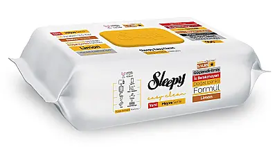 Sleepy yuzey temızlık havlusu 100 lu limon - 1