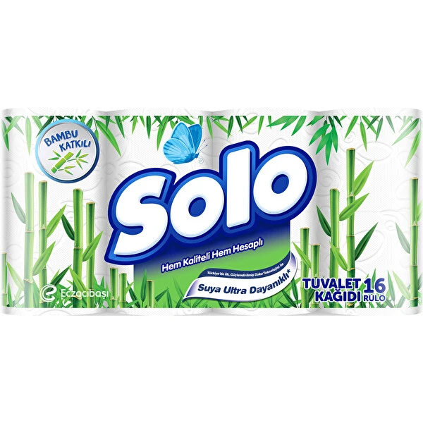 Solo tuvalet kagıdı bambu 16 lı - 1