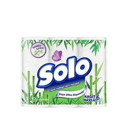 Solo havlu bambu 6 lı - 1