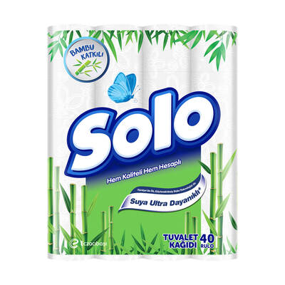 Solo tuvalet kagıdı bambu 40 lı - 1
