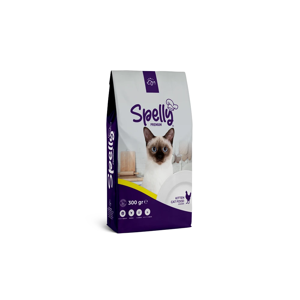 SPELLY - Spelly kedi mama 300 gr yavru tavuklu