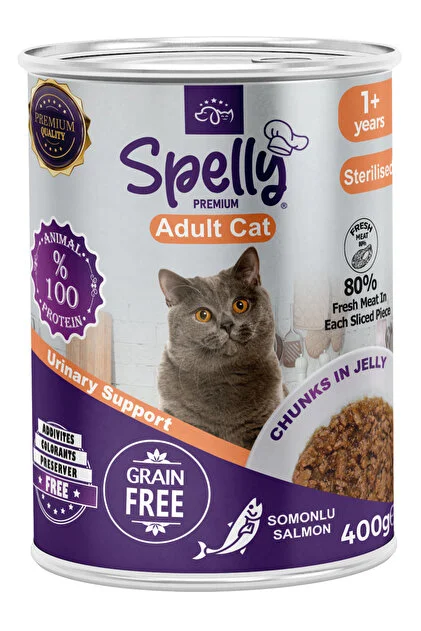 Spelly kedi mama konser.400 gr biftekli - 1