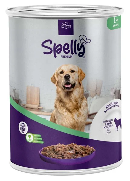 Spelly köpek mama konser.400 gr kuzulu - 1
