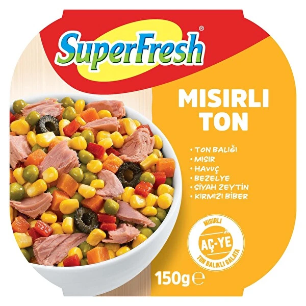 Superfresh mısırlı ton salata 150gr - 1