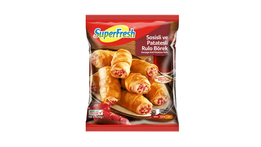 Superfresh rulo borek sosıslı 420 gr