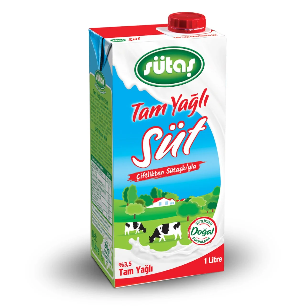 Sutas 1 lt %3,5 yaglı sut 