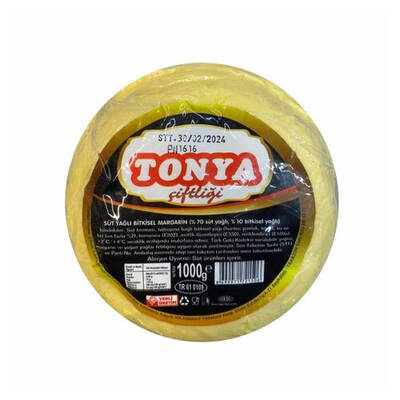 Tonya sut yaglı bıtkısel margarın 1000gr - 1