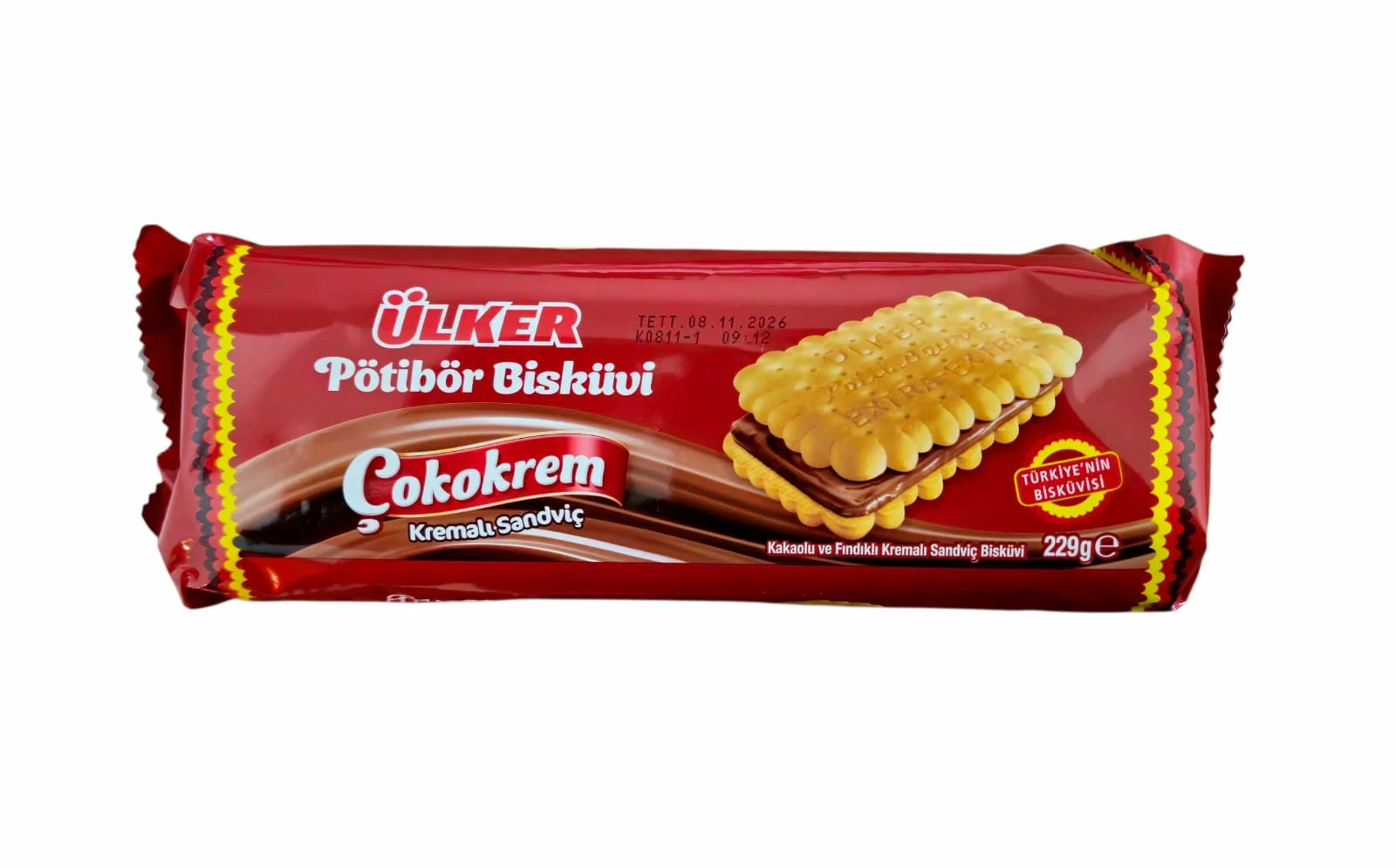 ÜLKER - Ulker bısk potıbor cokokrem sand.229gr