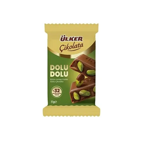 ÜLKER - Ulker dolu dolu %32 butun ant.fıstık 77gr