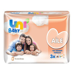 Unı baby ıslak havlu aıle 3x52