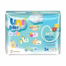 Unı baby ıslak havlu aktıf 3x52