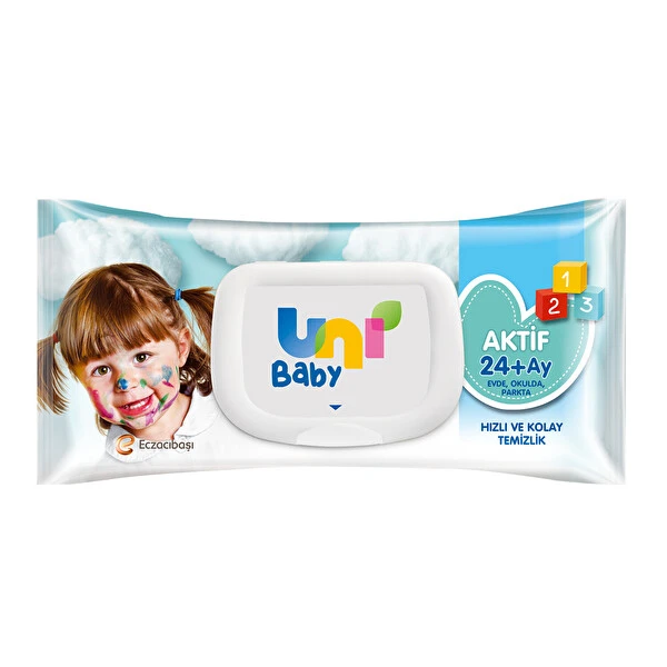 Unı baby ıslak mendıl aktıf 72 lı