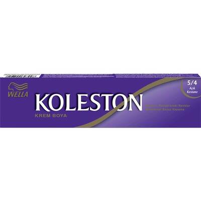 Wella 50 ml tup 5/4 acık kestane - 1