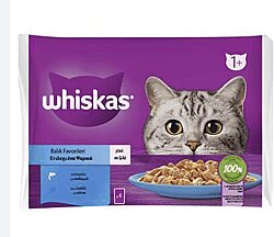 Whıskas 85 gr*4 lü kedı balıklı 