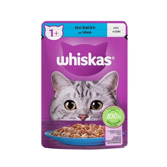 Whıskas kedı gravy soslu ton balık 85 gr - 1