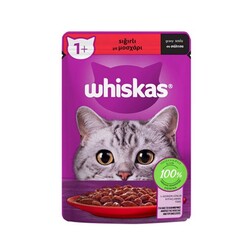 Whıskas kedı soslu biftekli 85 gr