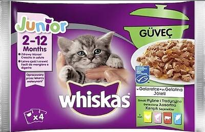 Whıskas 85 gr*4 lü kedı dana etli - 1