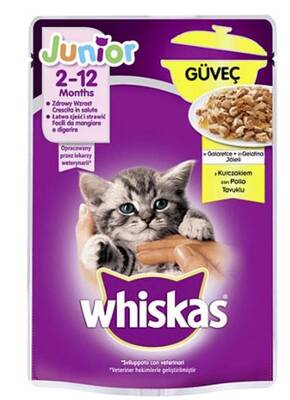 Whıskas kedı yavru güveç- tavuk 85 gr - 1